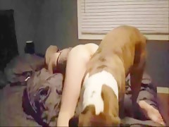 dog raping a girl blonde